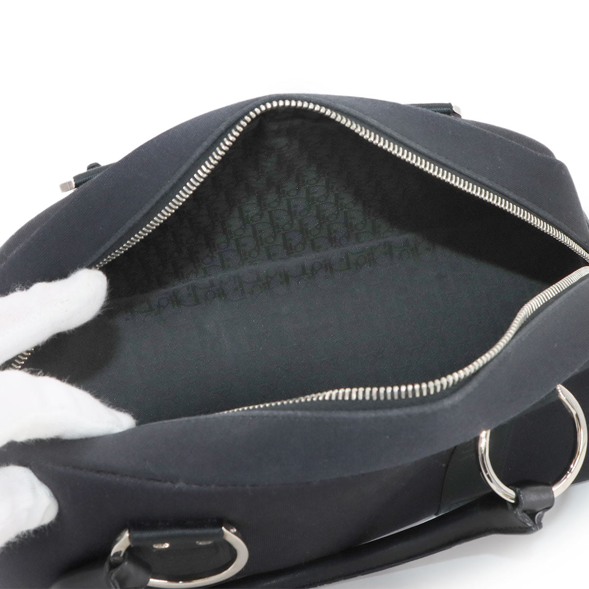 Hardcore Boston Hand Shoulder Bag Canvas Black