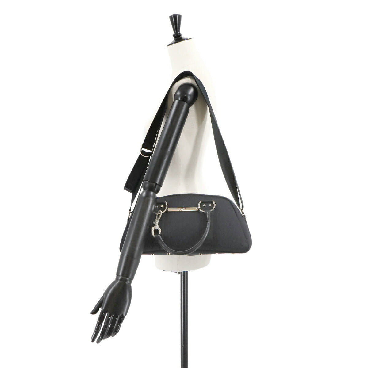 Hardcore Boston Hand Shoulder Bag Canvas Black