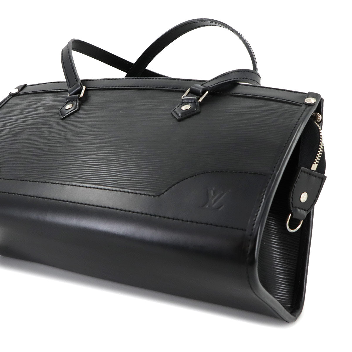 LOUIS VUITTON Epi Madeline PM Shoulder Bag Leather Noir M59332 Purse