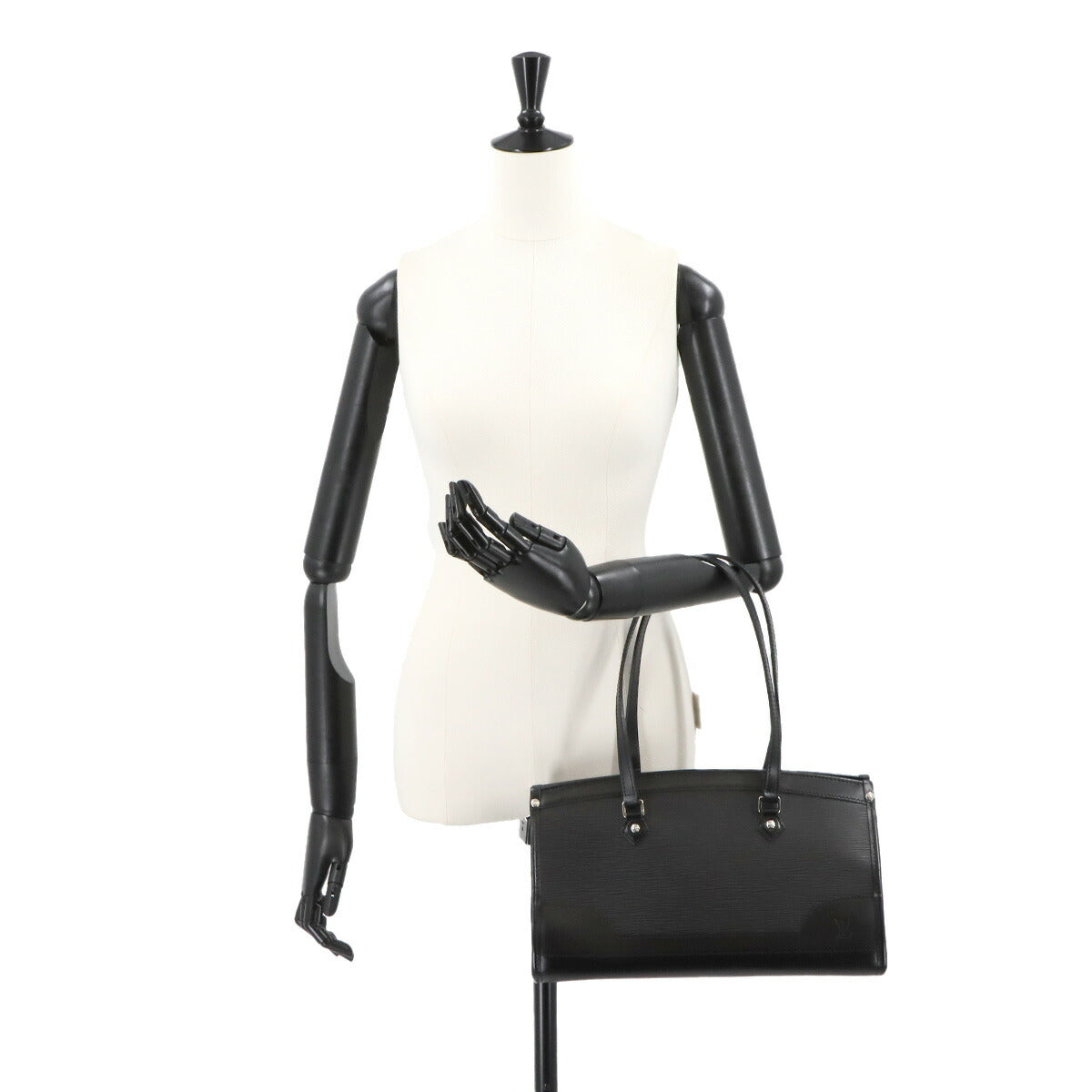 LOUIS VUITTON Epi Madeline PM Shoulder Bag Leather Noir M59332 Purse