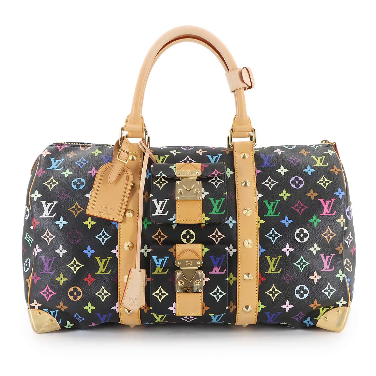 Monogram Multi Color Keepall 45 Luggage Noir M92640 Purse