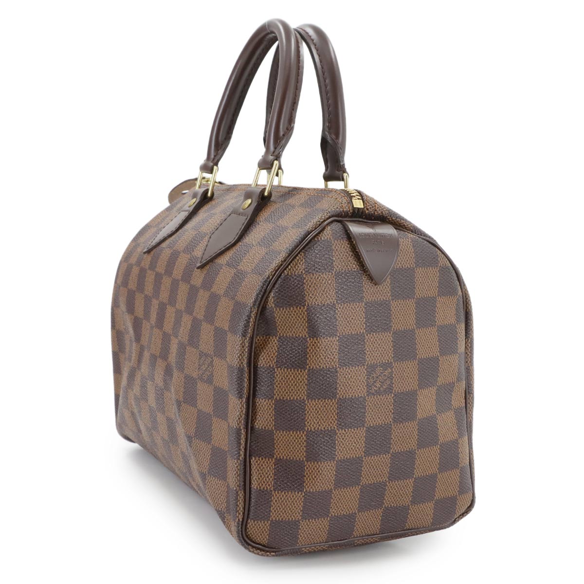 LOUIS VUITTON Damier Speedy 25 Hand Bag Ebene N41532 Purse