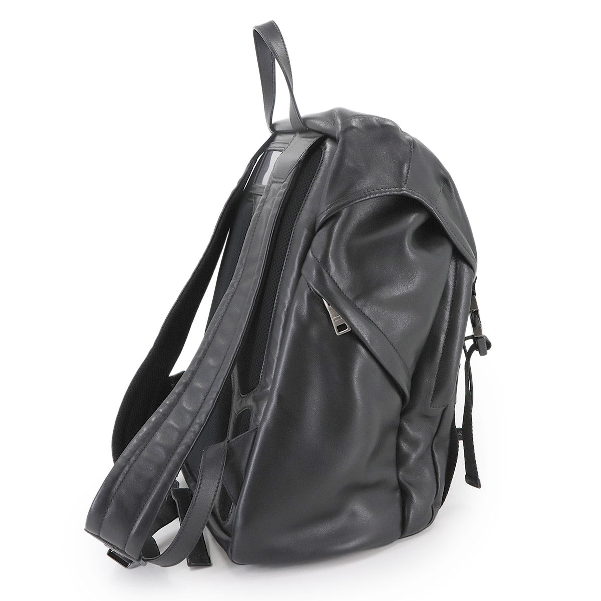 Backpack Leather Black VZ0062 Purse