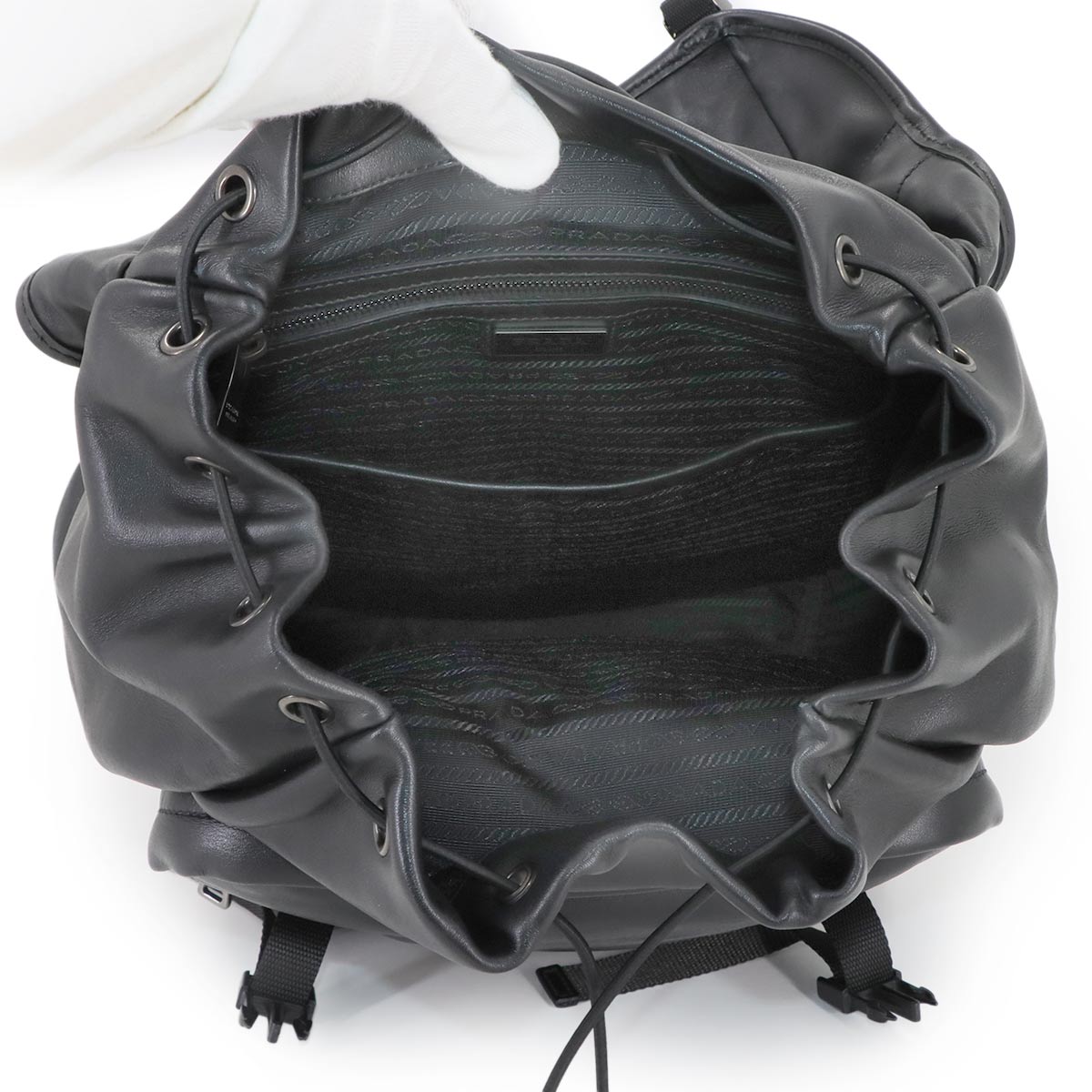 Backpack Leather Black VZ0062 Purse