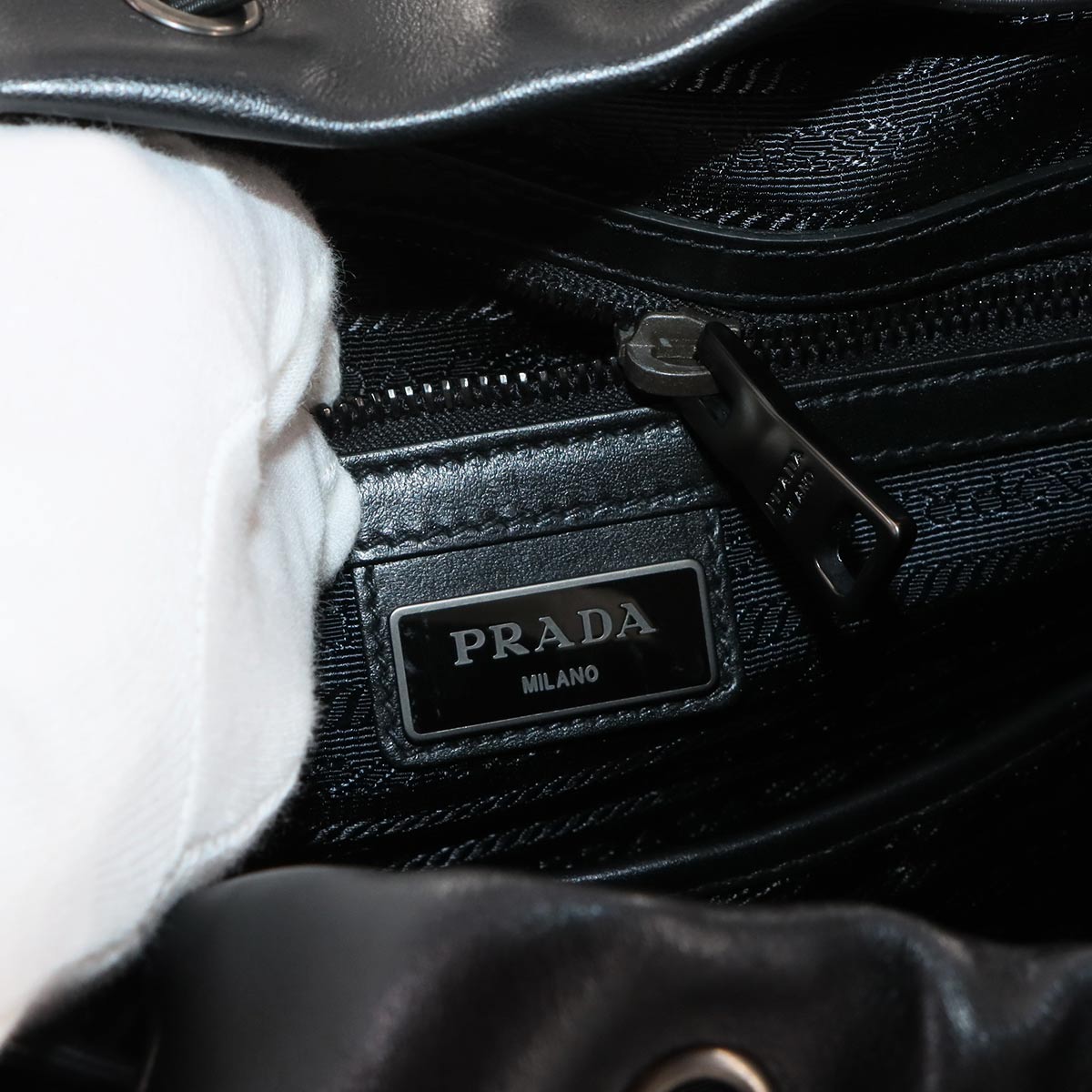 Backpack Leather Black VZ0062 Purse