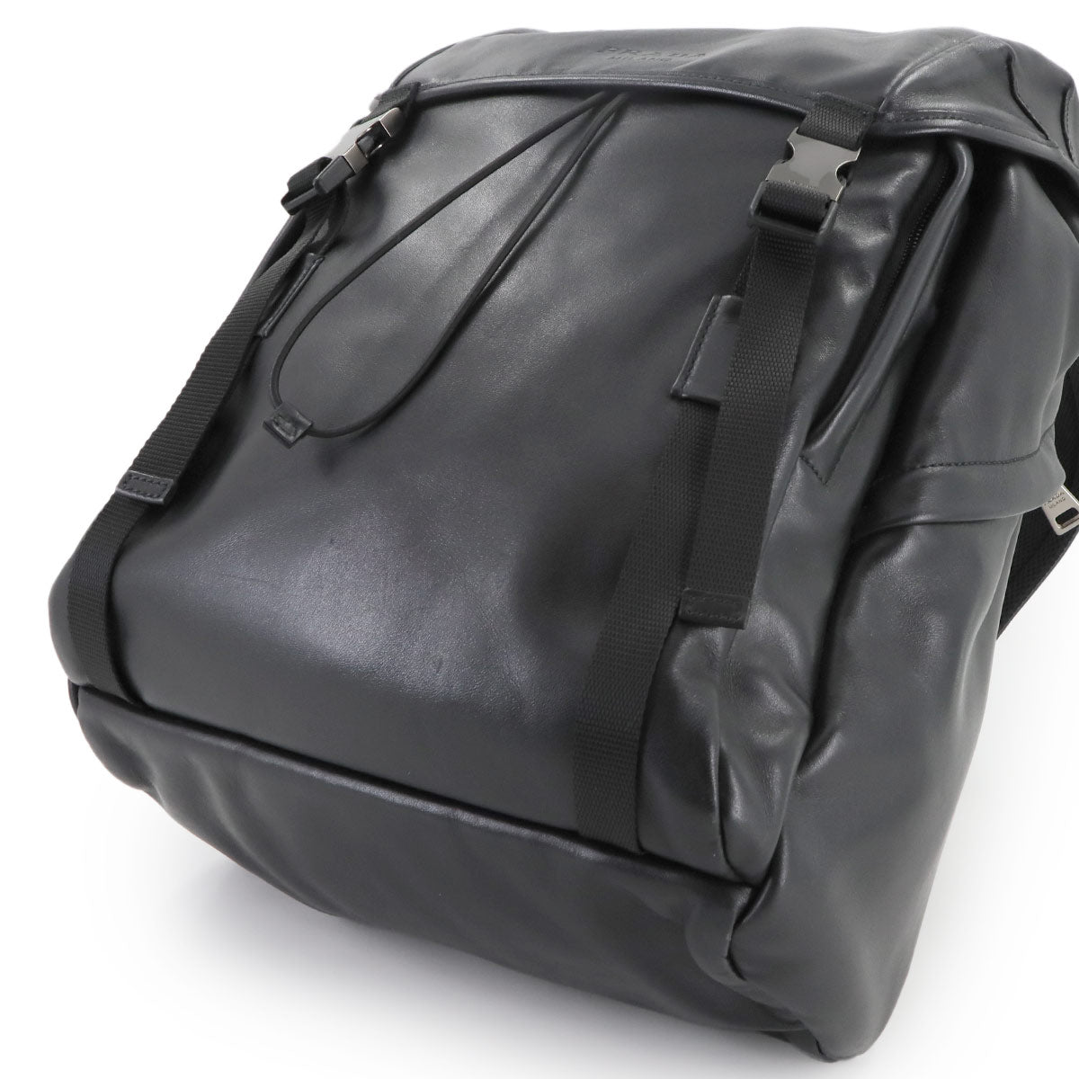 Backpack Leather Black VZ0062 Purse