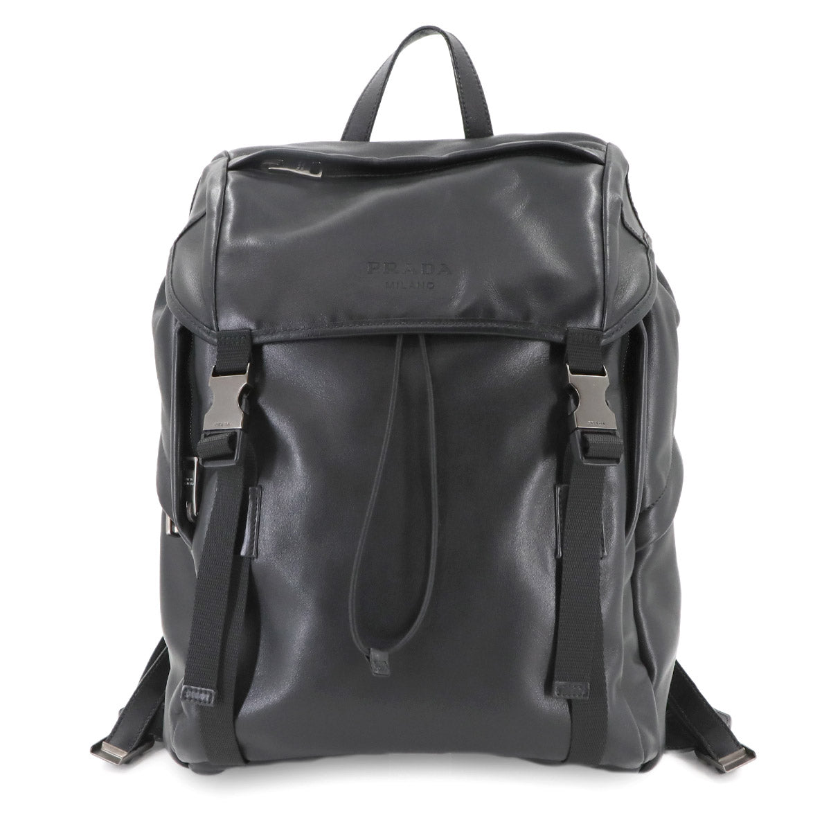 Backpack Leather Black VZ0062 Purse