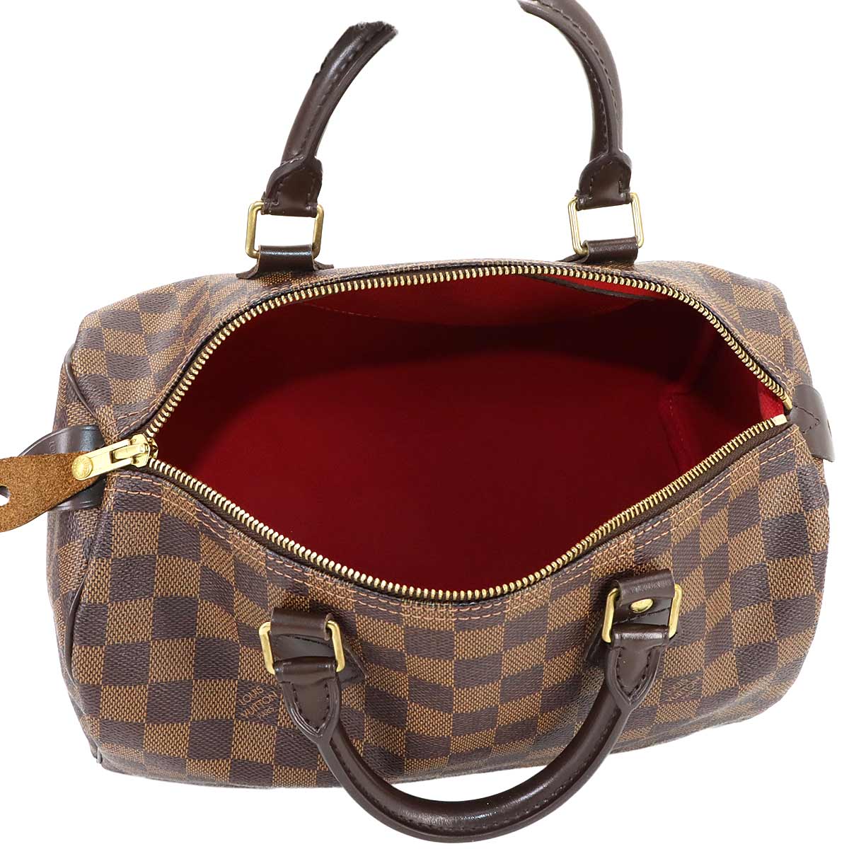 Damier Speedy 30 Hand Bag Ebene N41531 Brown Purse