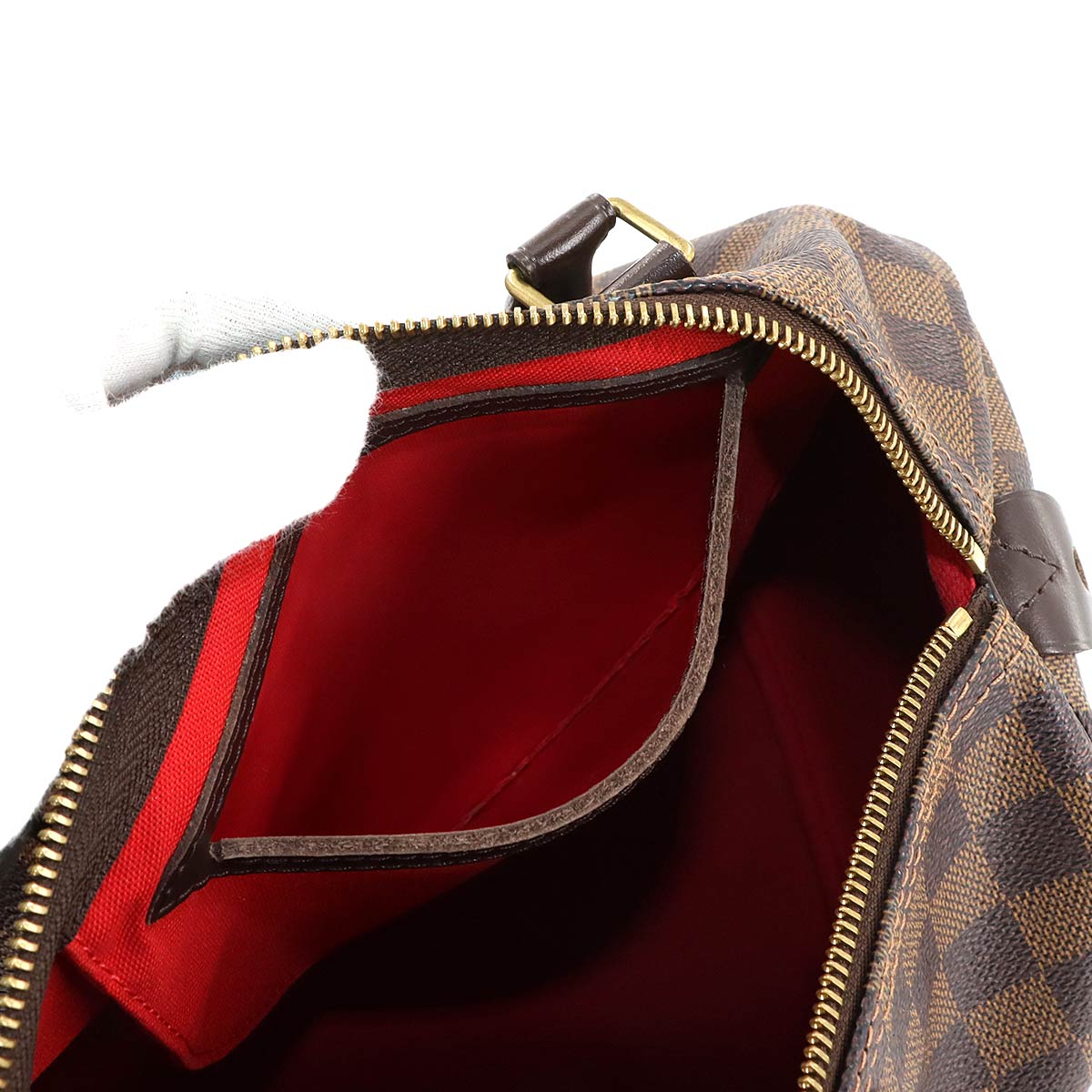 Damier Speedy 30 Hand Bag Ebene N41531 Brown Purse