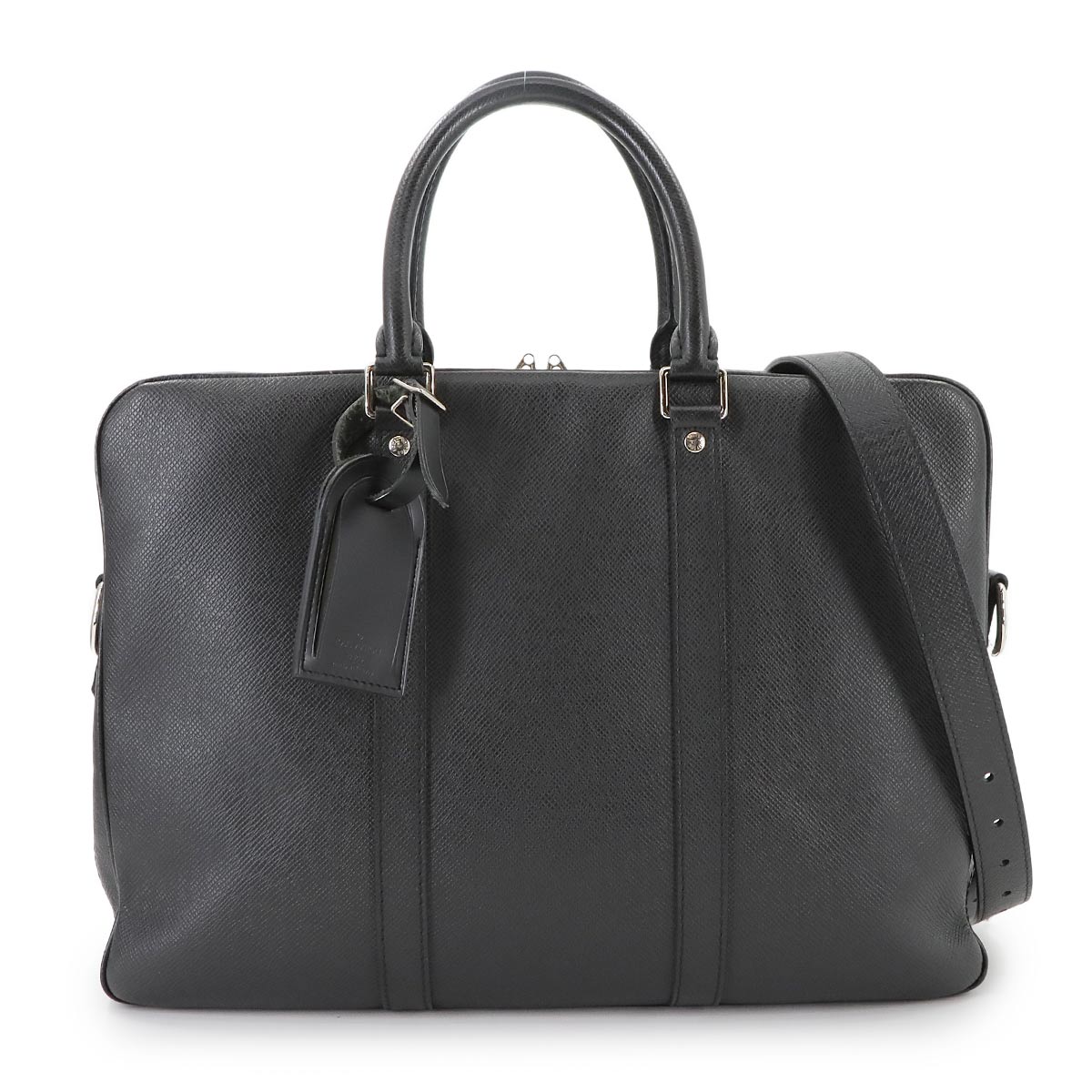 Taiga PDV PM 2way Briefcase Shoulder Bag Leather M30638