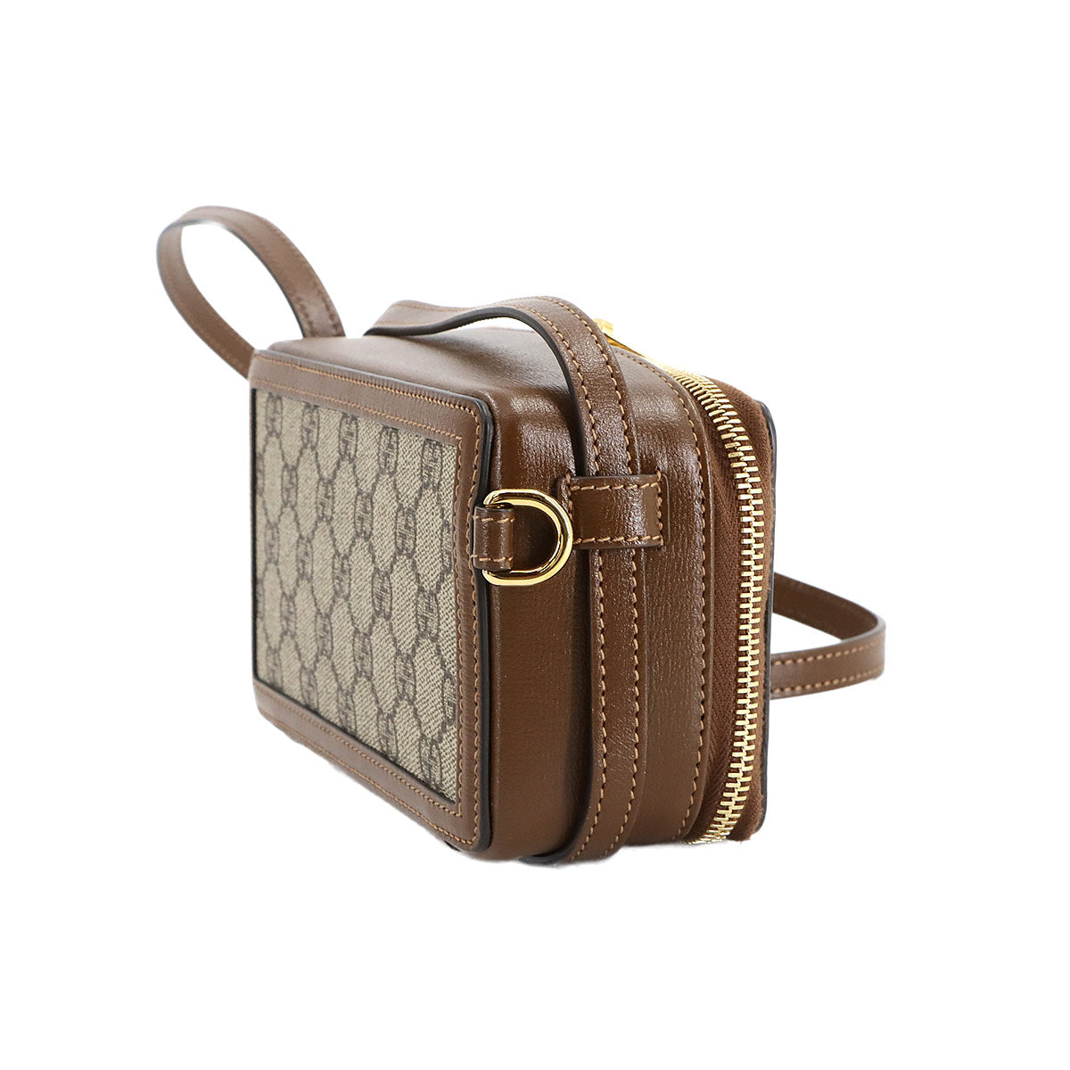 Interlocking G Shoulder Bag GG Supreme canvas Leather 671674