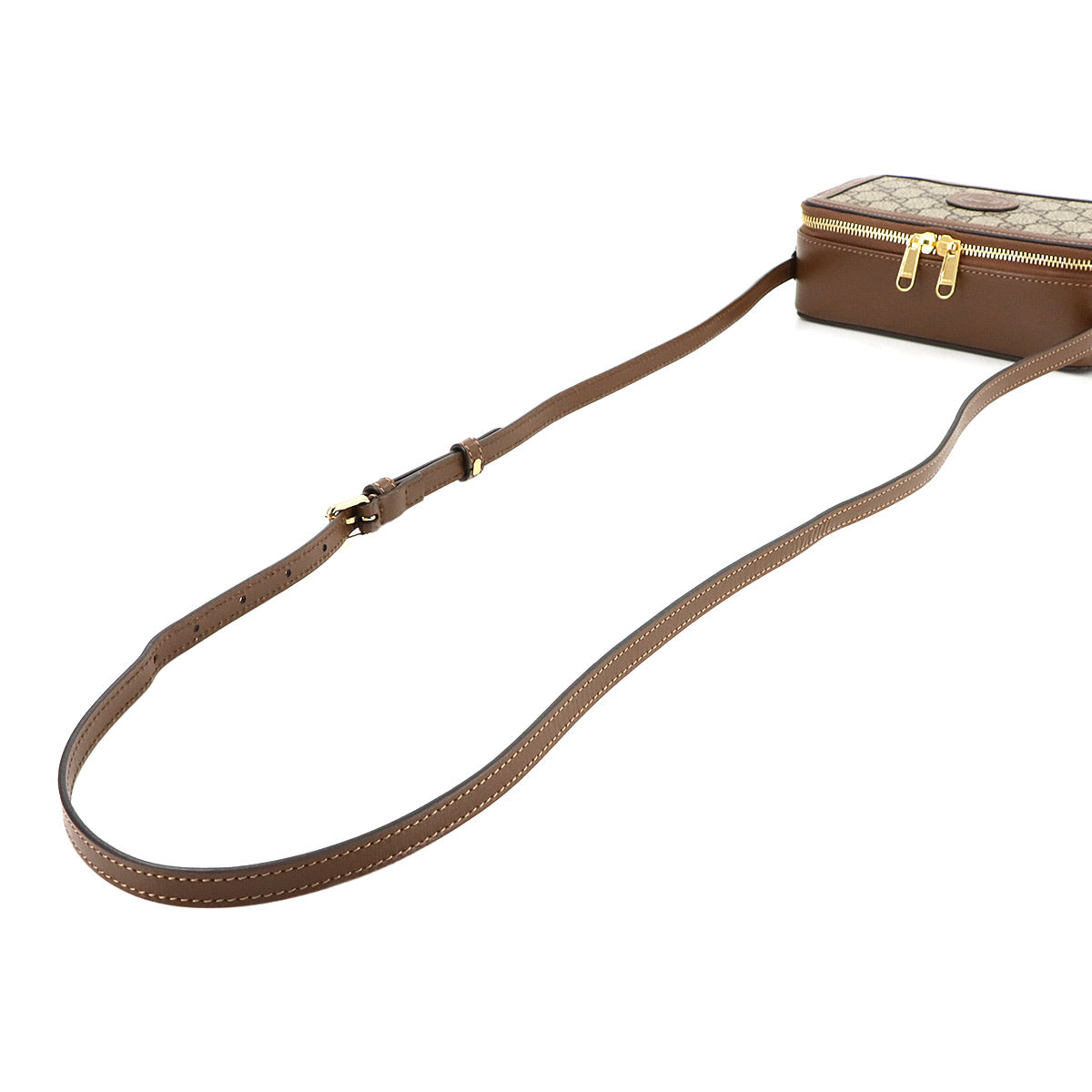 Interlocking G Shoulder Bag GG Supreme canvas Leather 671674