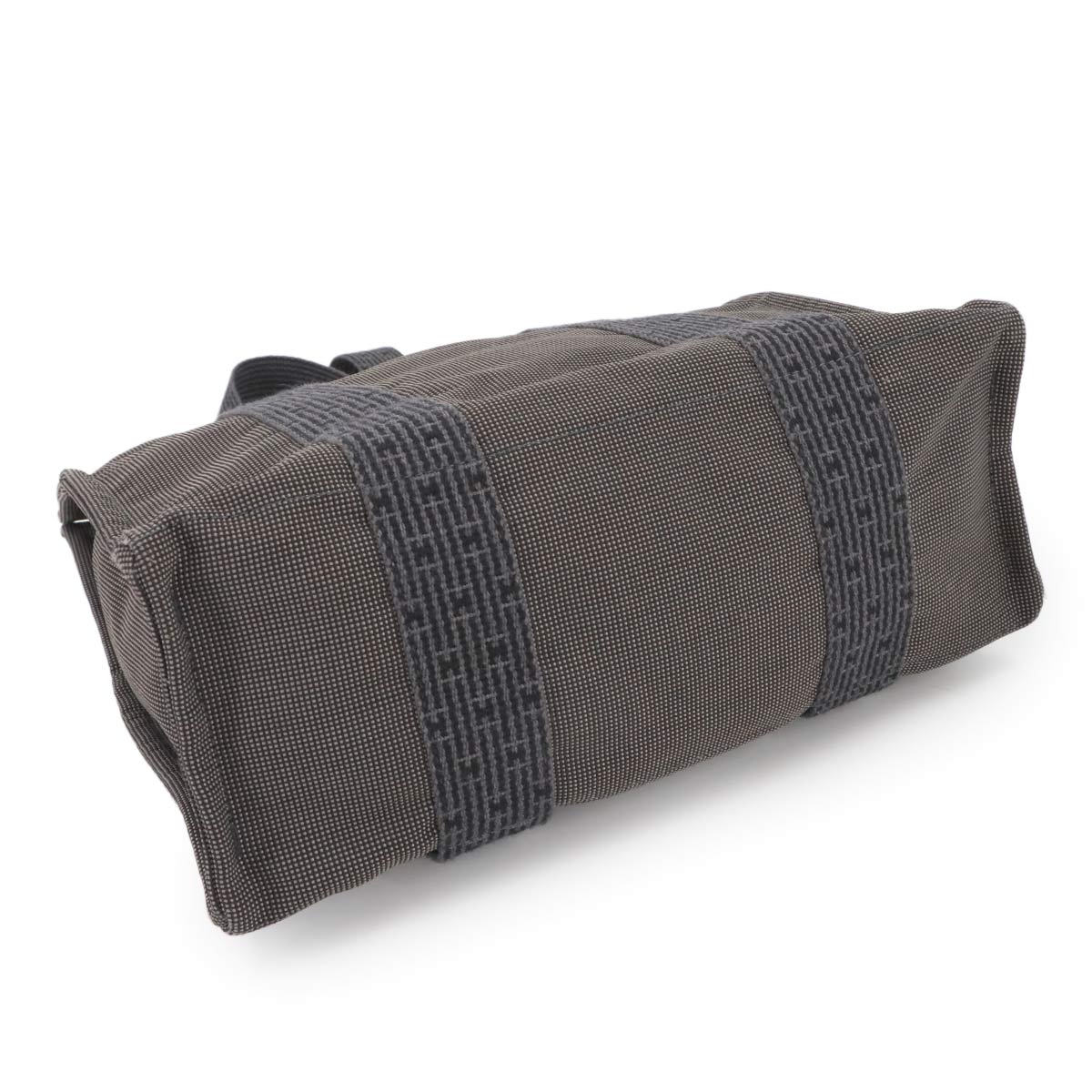 Her Line Ad MM Backpack Canvas Gray Black Purse