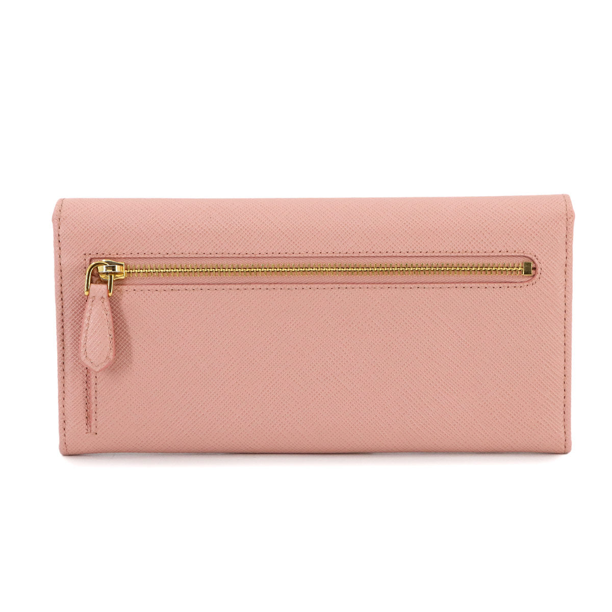 Saffiano Long Wallet Leather Pink 1MH132 Purse Logos