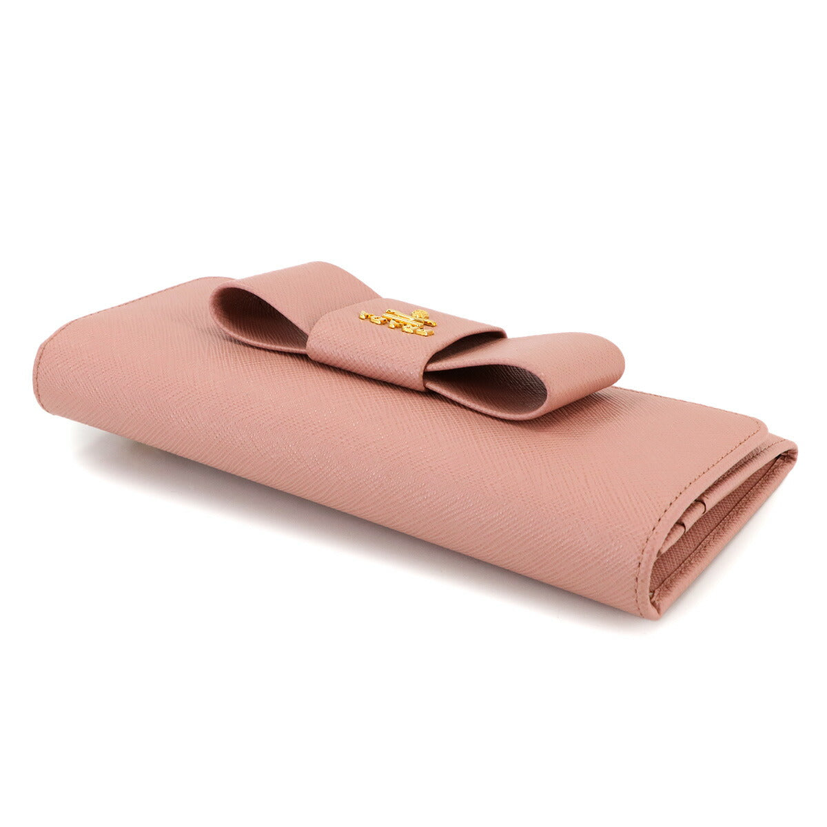 Saffiano Long Wallet Leather Pink 1MH132 Purse Logos