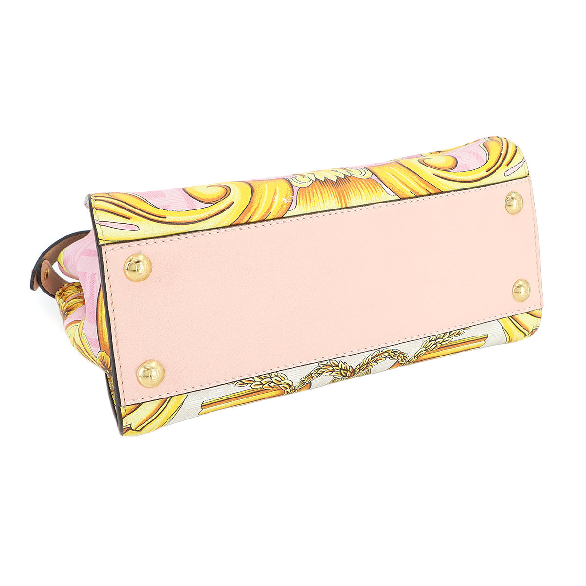 Fendace Peekaboo Hand Shoulder Bag Leather Pink 8BN244