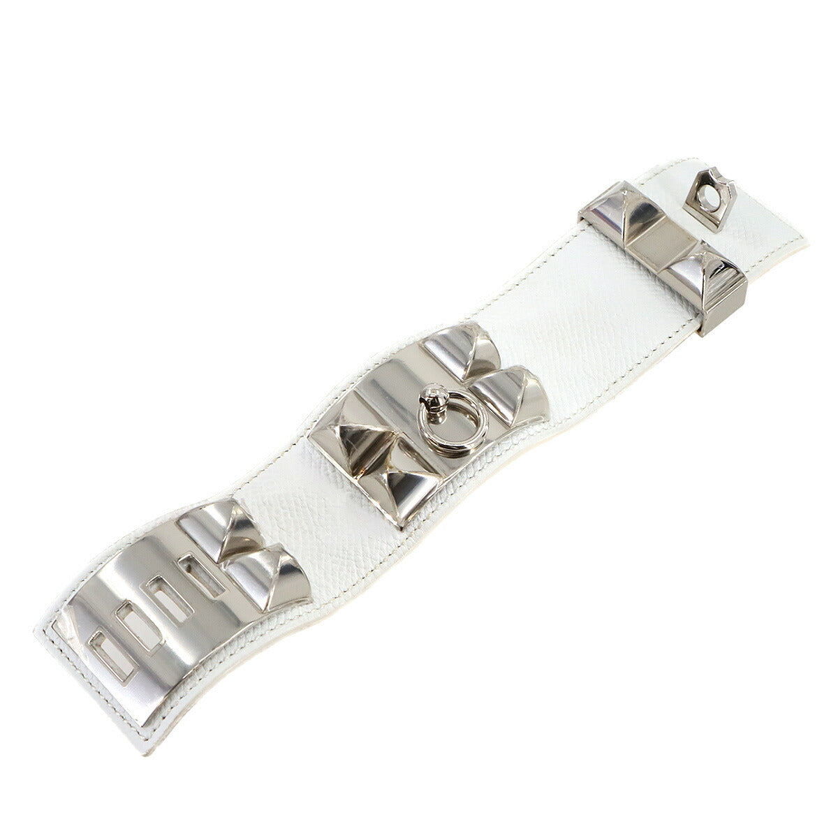 Collier De Chien Bangle Veau Epsom White Bracelet 90290936