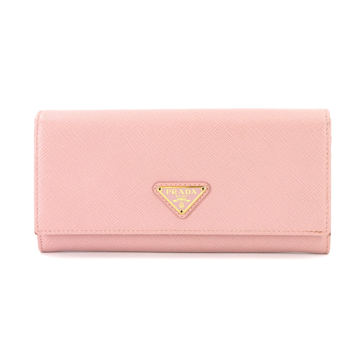Saffiano Long Wallet Leather Pink 1MH132 Purse Logos