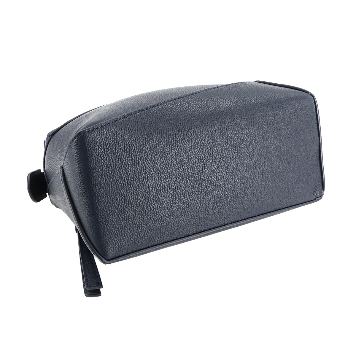 Pazzle Bag Small 2way Hand Shoulder Bag Leather Navy