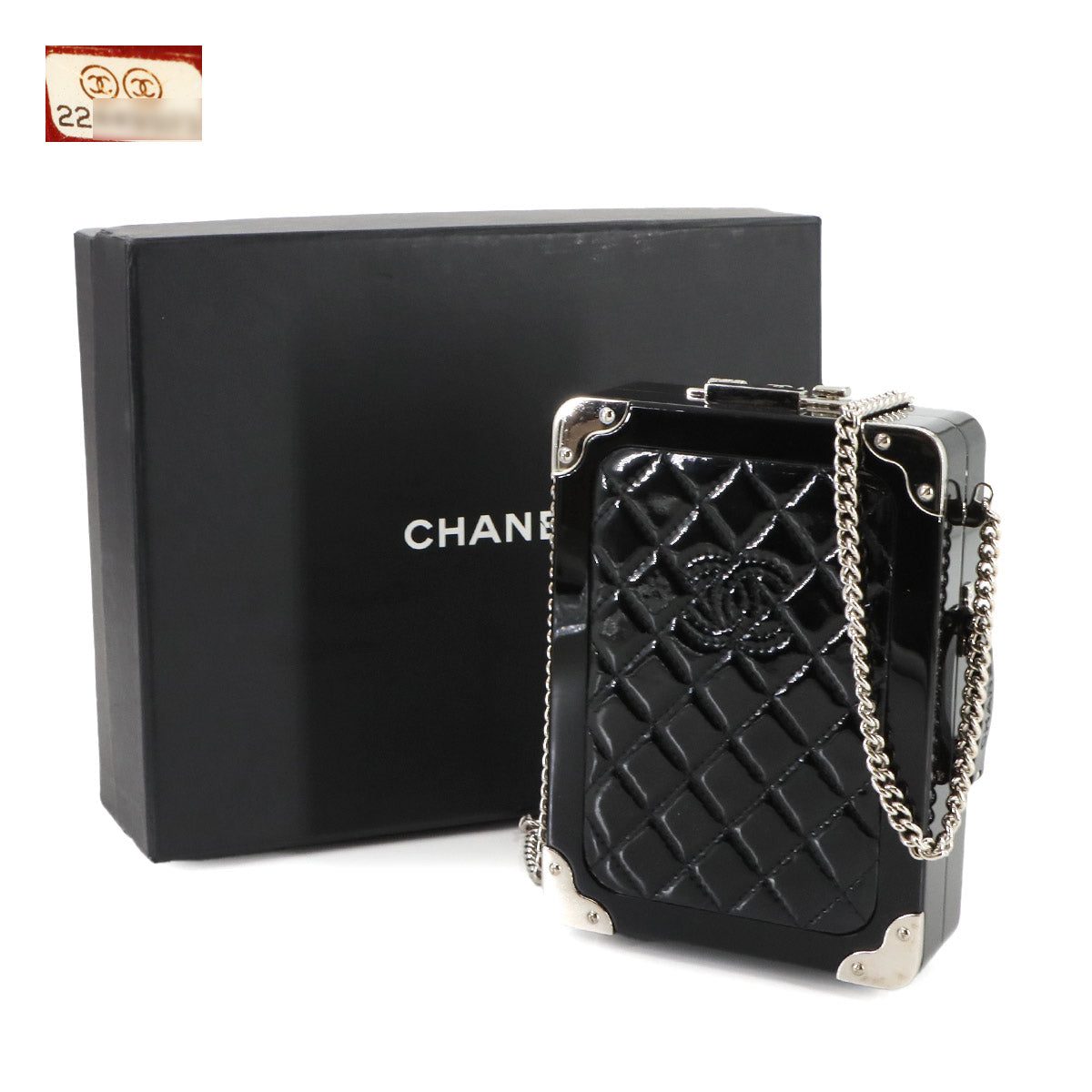 Evening In The Air Trolley Chain Clutch Shoulder Bag Plastic