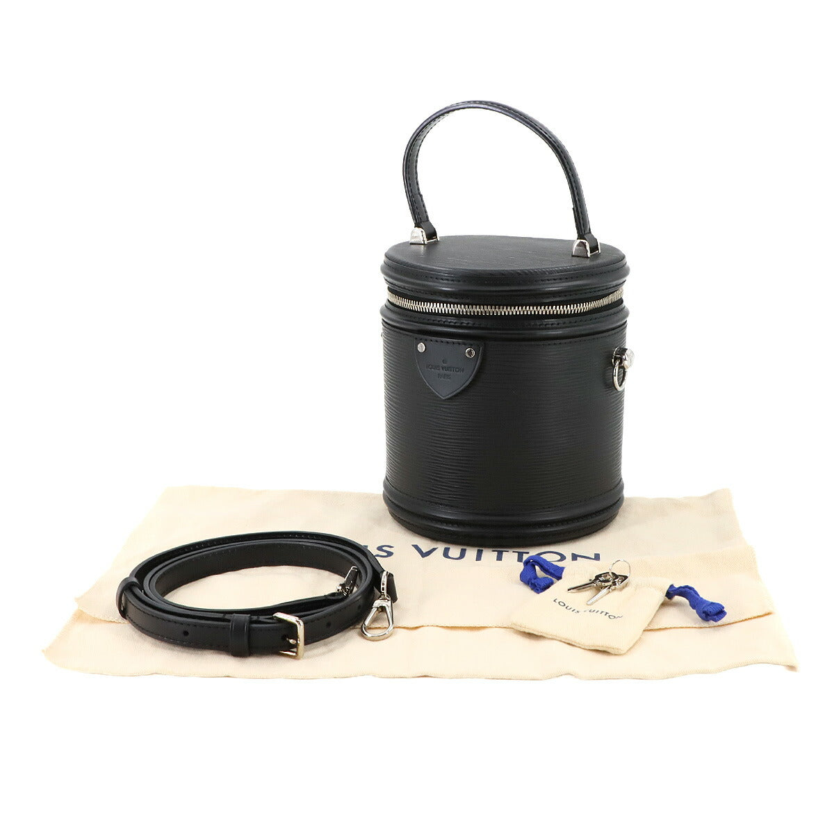 Epi Cannes Hand Shoulder Bag Leather Noir Black M52226