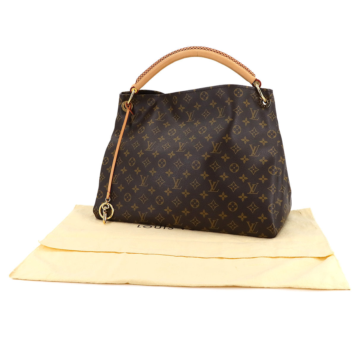 LOUIS VUITTON Monogram Artsy MM Shoulder Bag Brown M40249 Purse