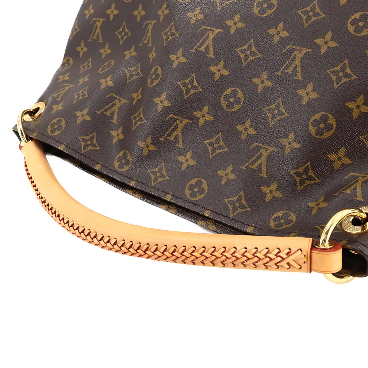 LOUIS VUITTON Monogram Artsy MM Shoulder Bag Brown M40249 Purse