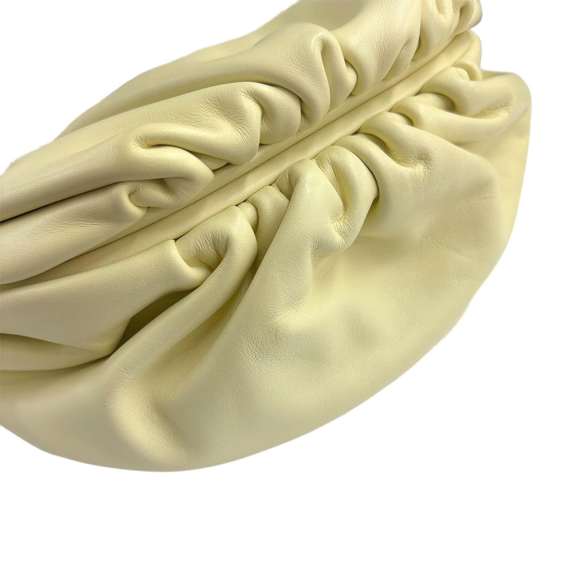 The Chain Pouch Body Bag Leather Yellow 651445 Purse