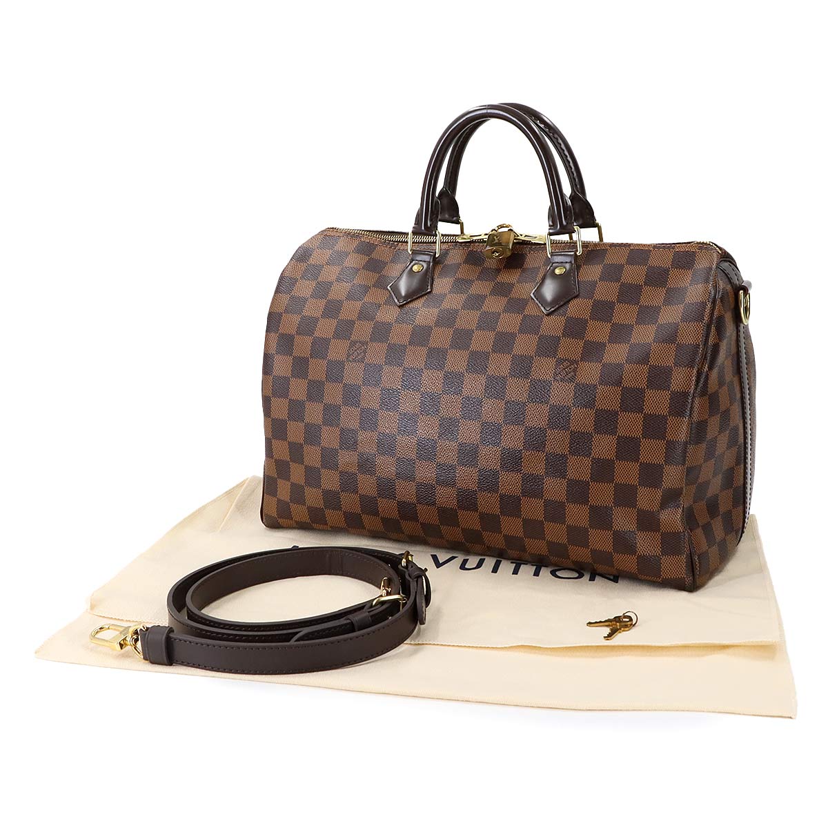 Damier Speedy Bandouliere 35 Hand Shoulder Bag N41182