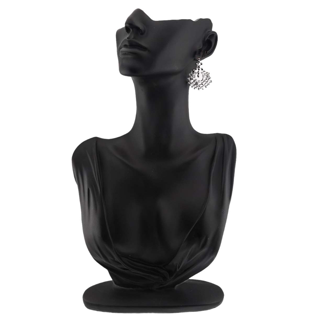 Diamond Earrings Pierced 18K K18 WG 750