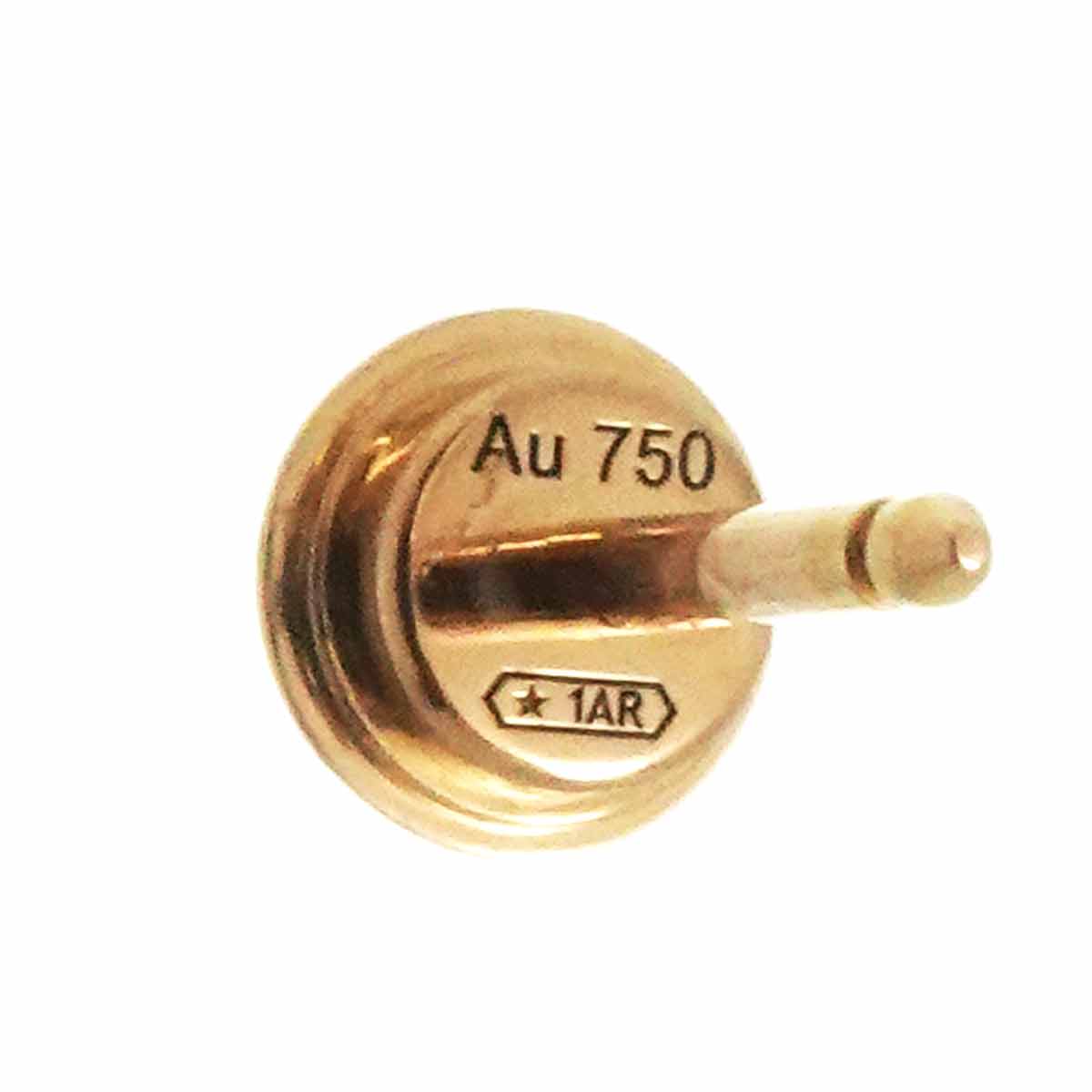 Damour Diamond Earring Pierced MM 18K PG 750