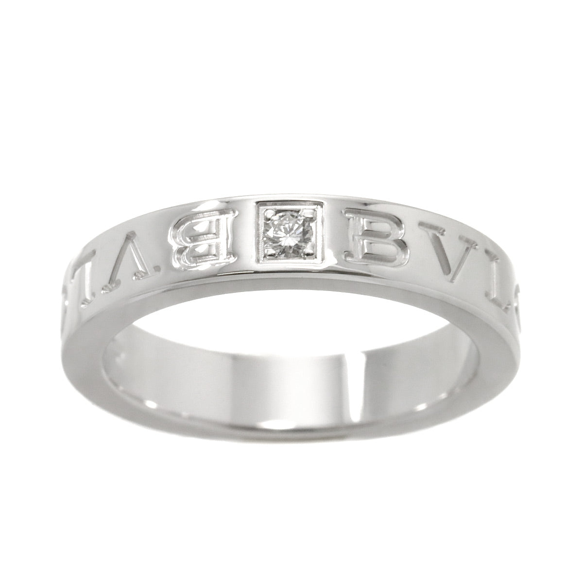 B-ZERO1 Diamond Ring 18K WG 750 size5.5-5.75(US)