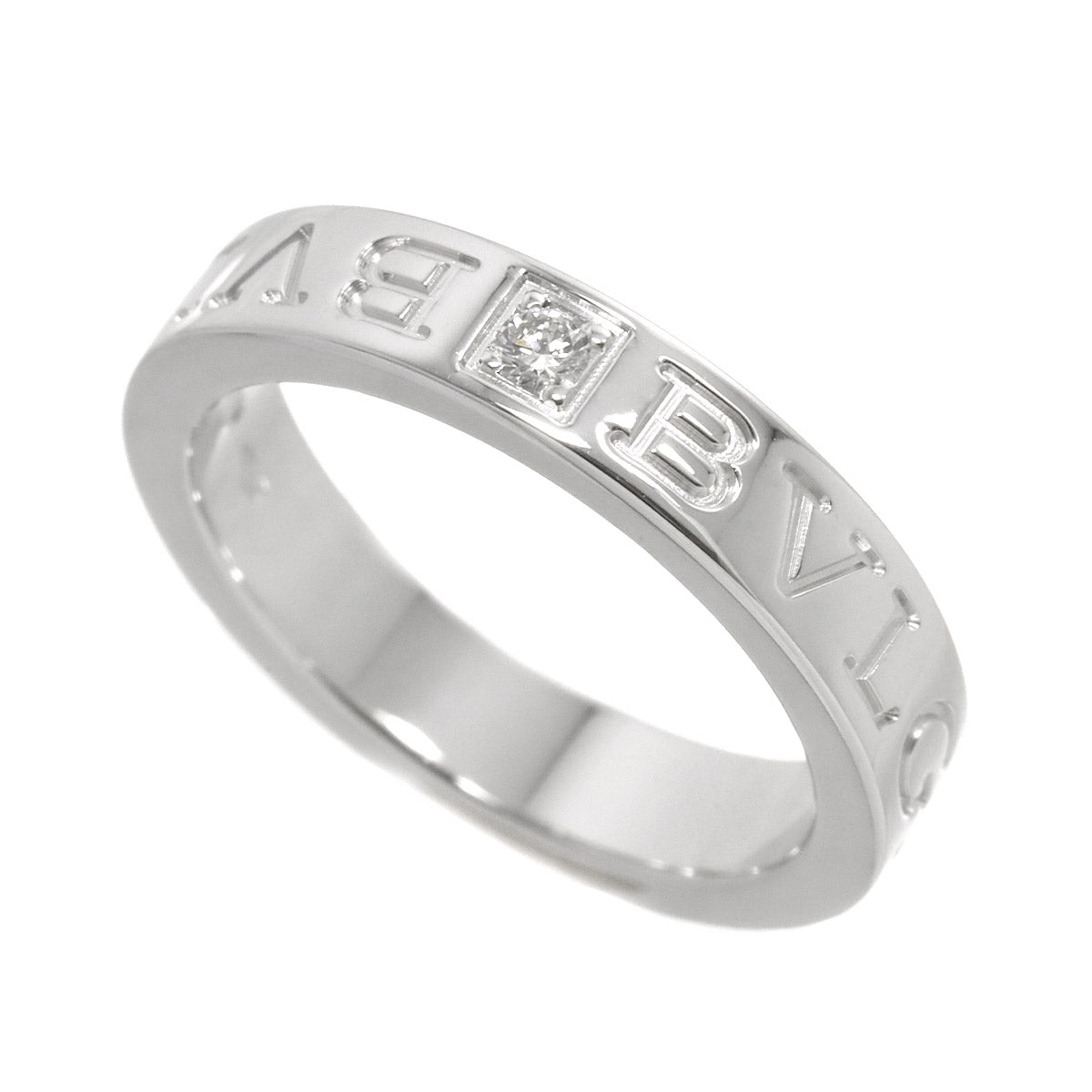 B-ZERO1 Diamond Ring 18K WG 750 size5.5-5.75(US)