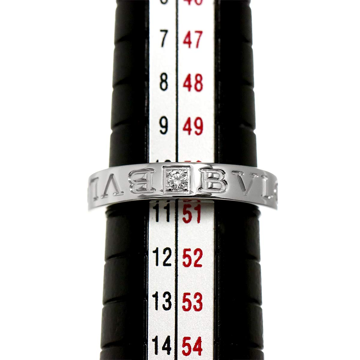 B-ZERO1 Diamond Ring 18K WG 750 size5.5-5.75(US)