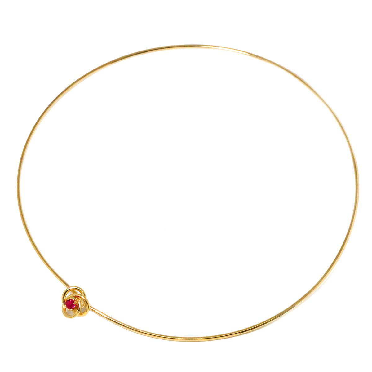 Ruby Necklace 14K Yellow Gold 585