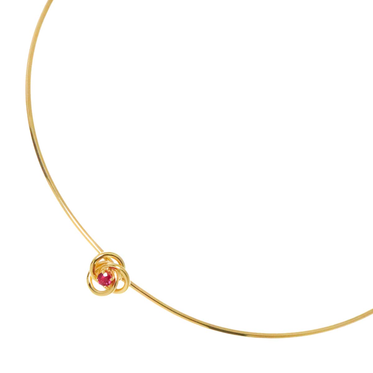 Ruby Necklace 14K Yellow Gold 585