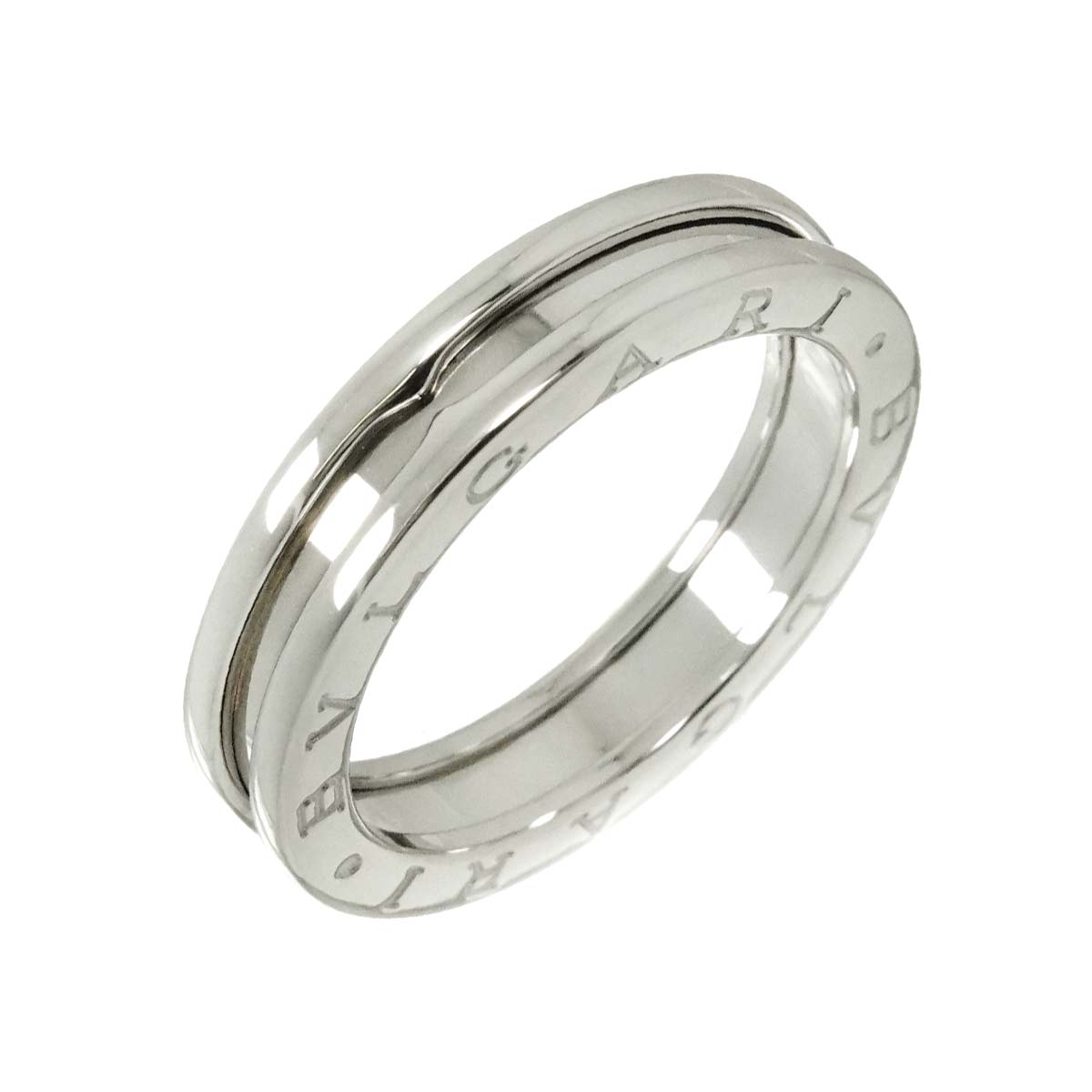 B-ZERO1 1 BAND Ring 18K White Gold 750 Size59 8.75(US)