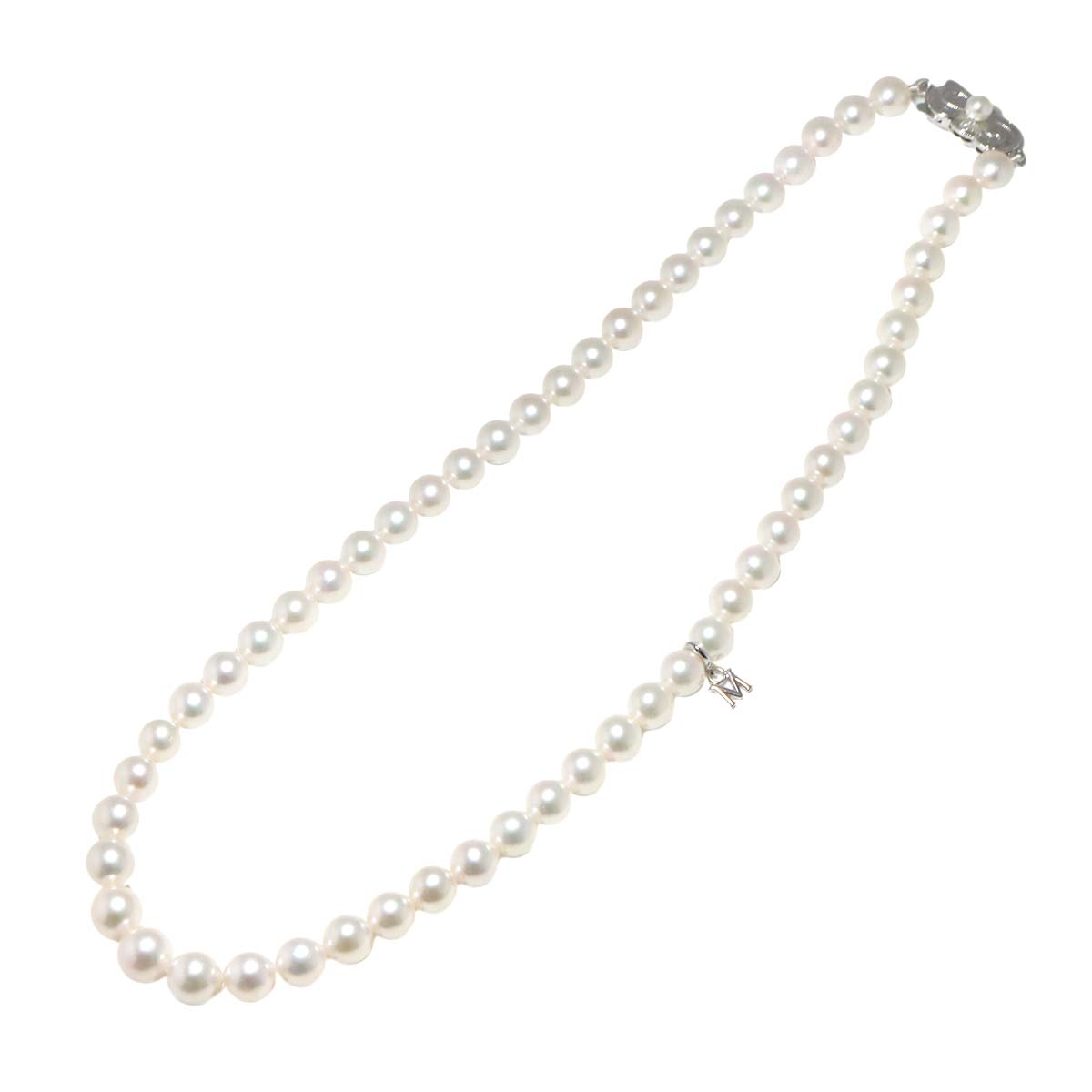 Akoya Pearl 8.0-6.5mm Necklace SV Silver