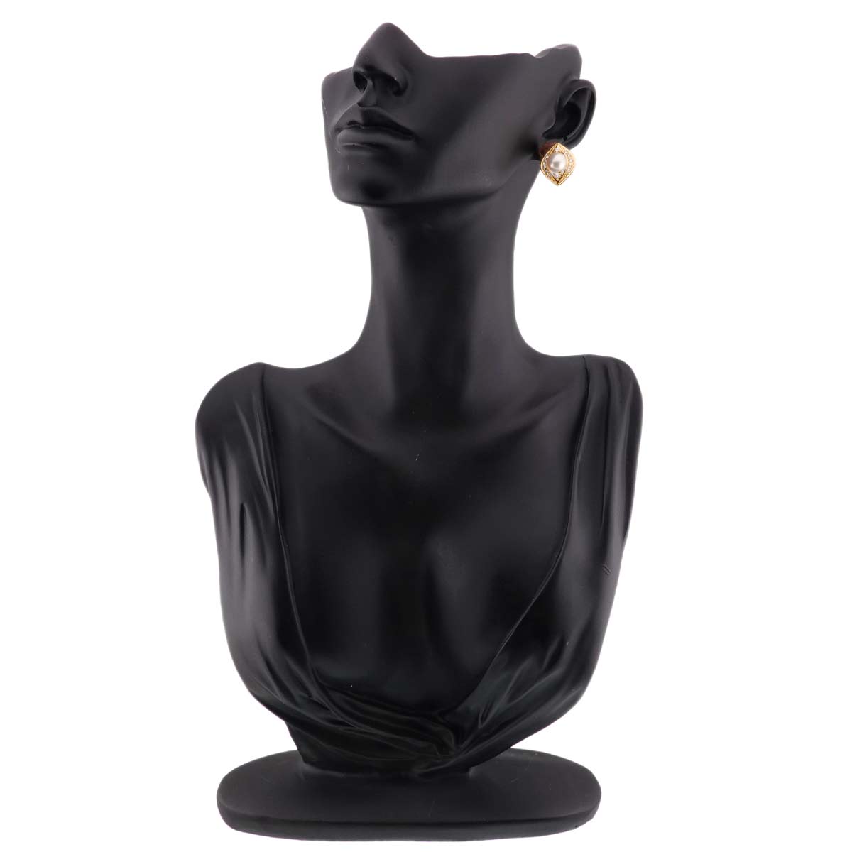 Akoya Pearl 7.7mm Diamond Earrings 18K Yellow Gold 750