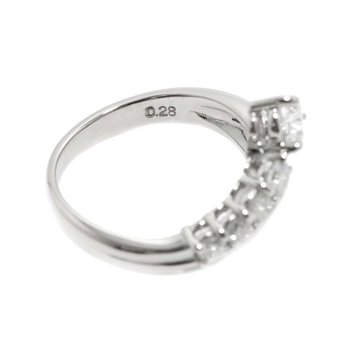 TASAKI Diamond 0.72ct Ring Platinum size7.25(US)