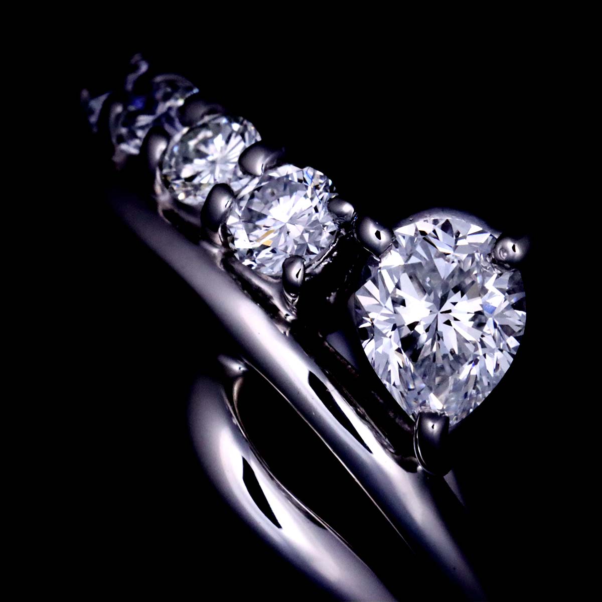 TASAKI Diamond 0.72ct Ring Platinum size7.25(US)