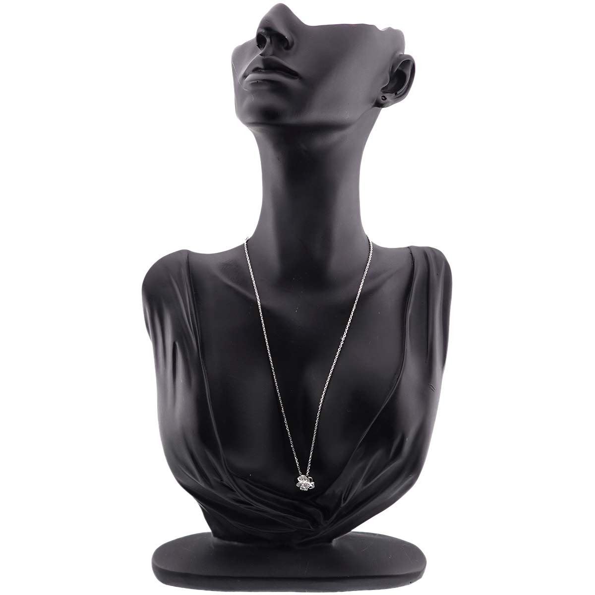 Camelia Necklace Diamond 18K White Gold 750