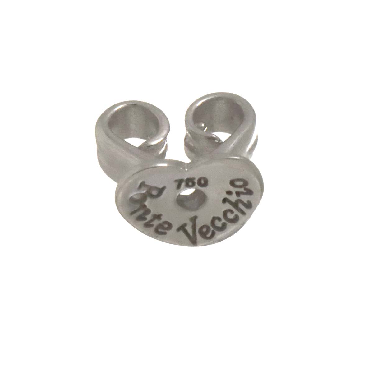 Diamond 0.05ct Earring Pierced 18K WG One Piece only