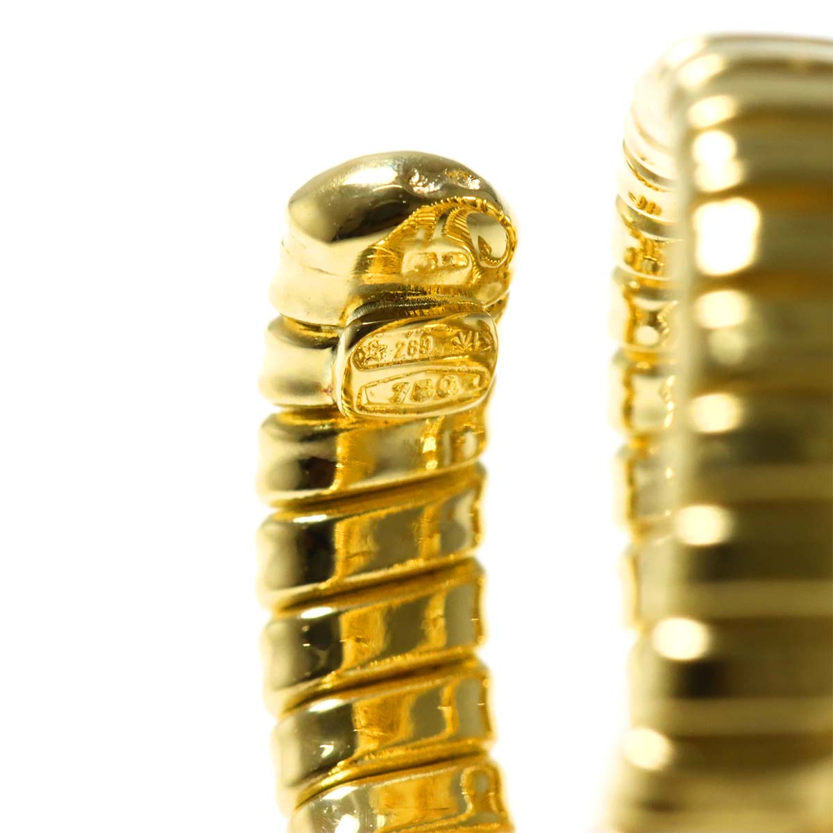 Diamond 0.20ct/0.18ct Ring 18K YG Yellow Gold 750 2.75-3(US)