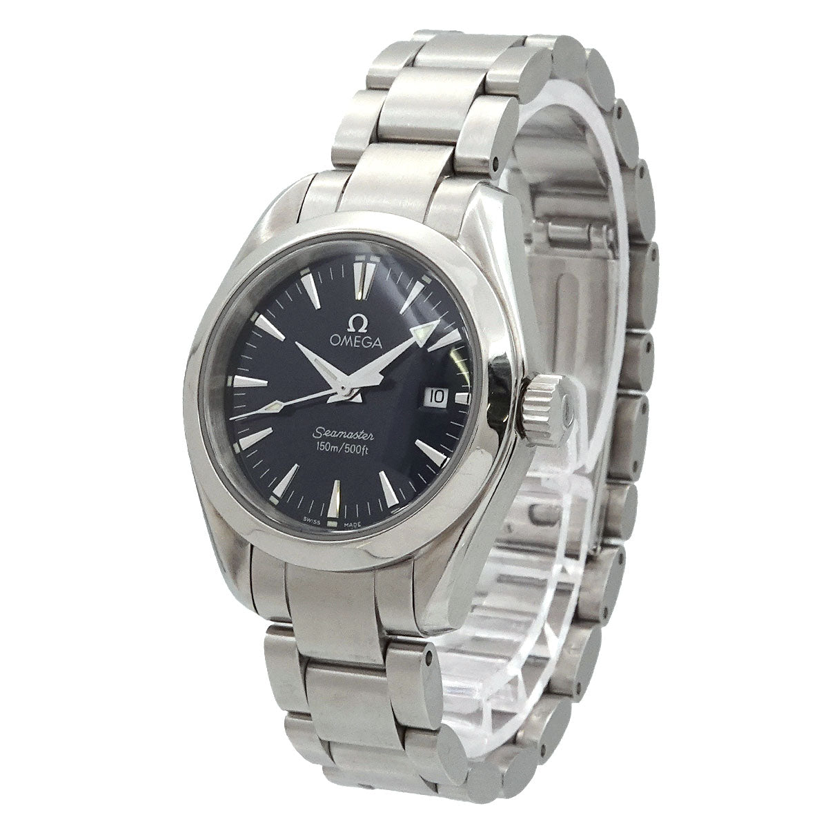 Seamaster Aqua Terra 2577 80 Date Quartz Navy Dial Ladies