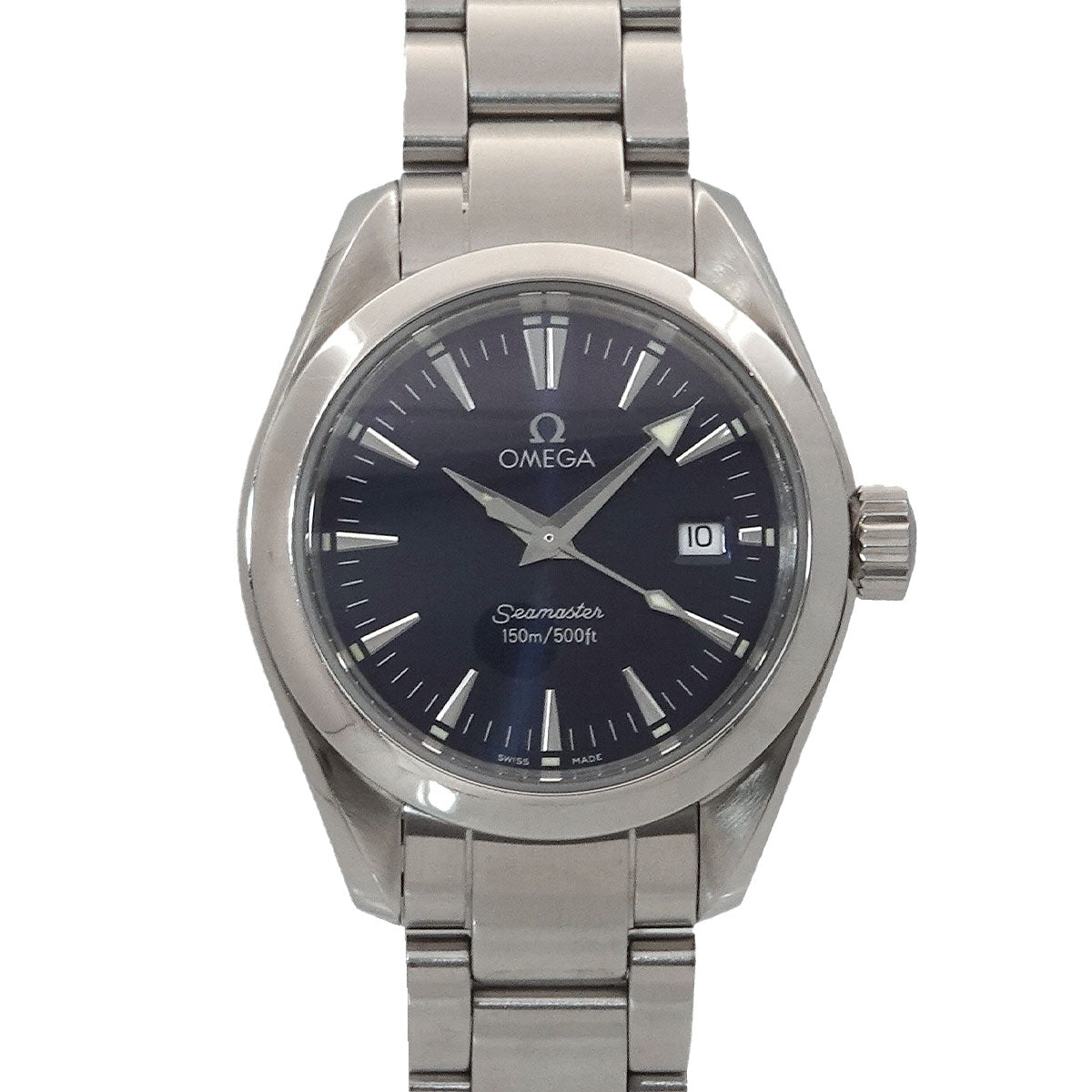 Seamaster Aqua Terra 2577 80 Date Quartz Navy Dial Ladies