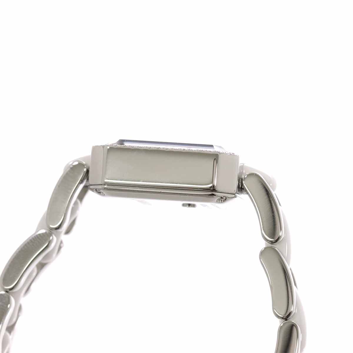 Premiere H3059 Diamond Bezel Ceramic Quartz White Dial Ladies