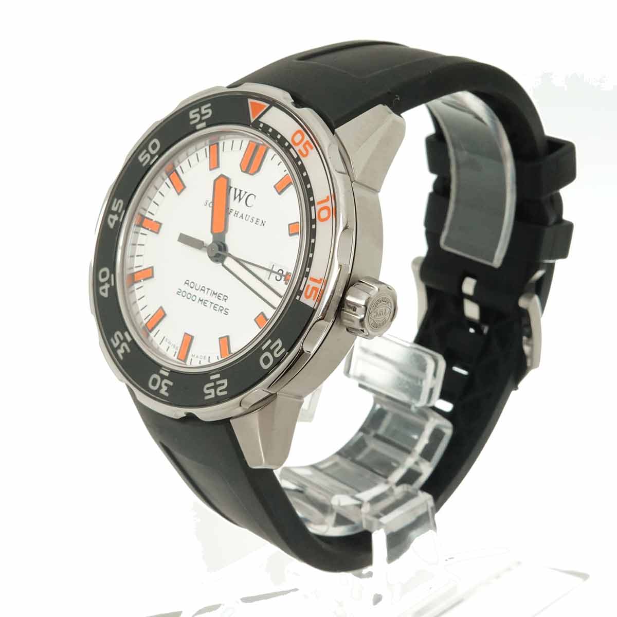 Aqua Timer 2000 IW356807 Automatic Date White Dial Mens Watch