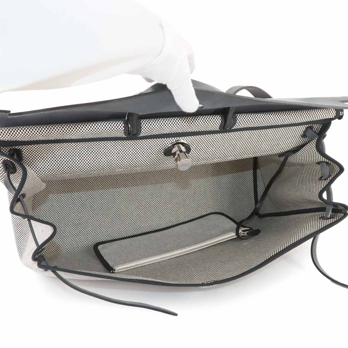 Her Bag Zip Retourne Cabin Hand Shoulder Bag Toile Criss Viking