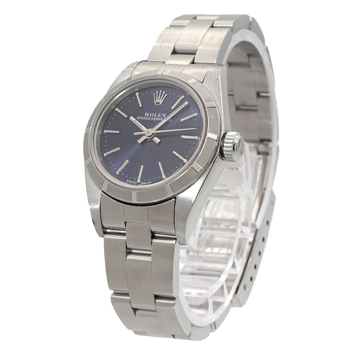 Oyster Perpetual 76030 Serial P Automatic Blue Dial Ladies